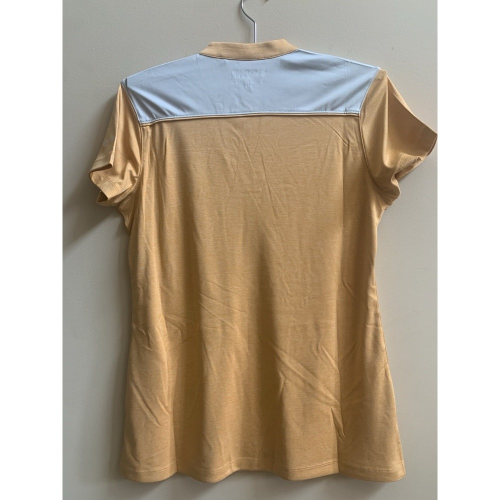Columbia Golf Womens Large  Omni-Wick Adventure Shirt V-Neck Orange Stretch NWT - Picture 2 of 14